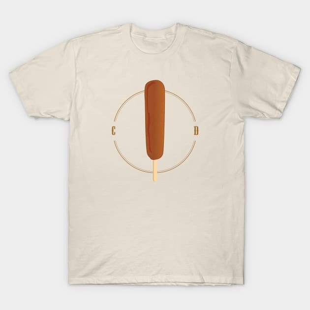 Corn Dog T-Shirt by frankpepito